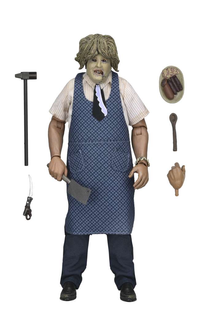 Texas Chainsaw Massacre Leatherface Gamlamask Figur neca
