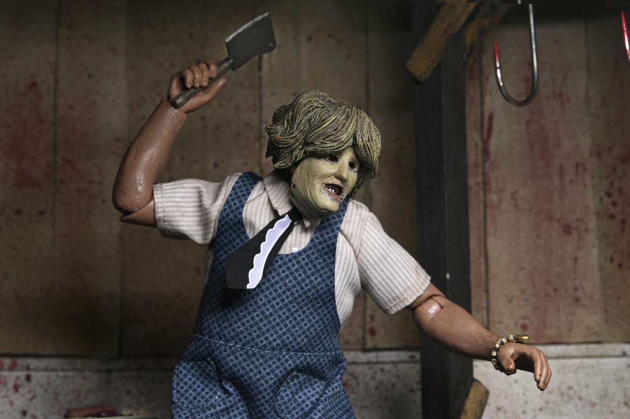 Texas Chainsaw Massacre Leatherface Gamlamask Figur neca
