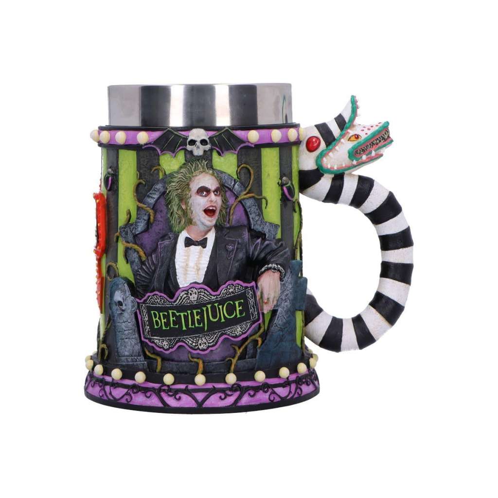 Beetlejuice Tankard - Kvalitetskeramik med Karaktär nemesis now