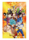 DRAGON BALL SUPER UNIVERSE SURVIVAL HEROES 38X58CM 3D POSTER - bild 1