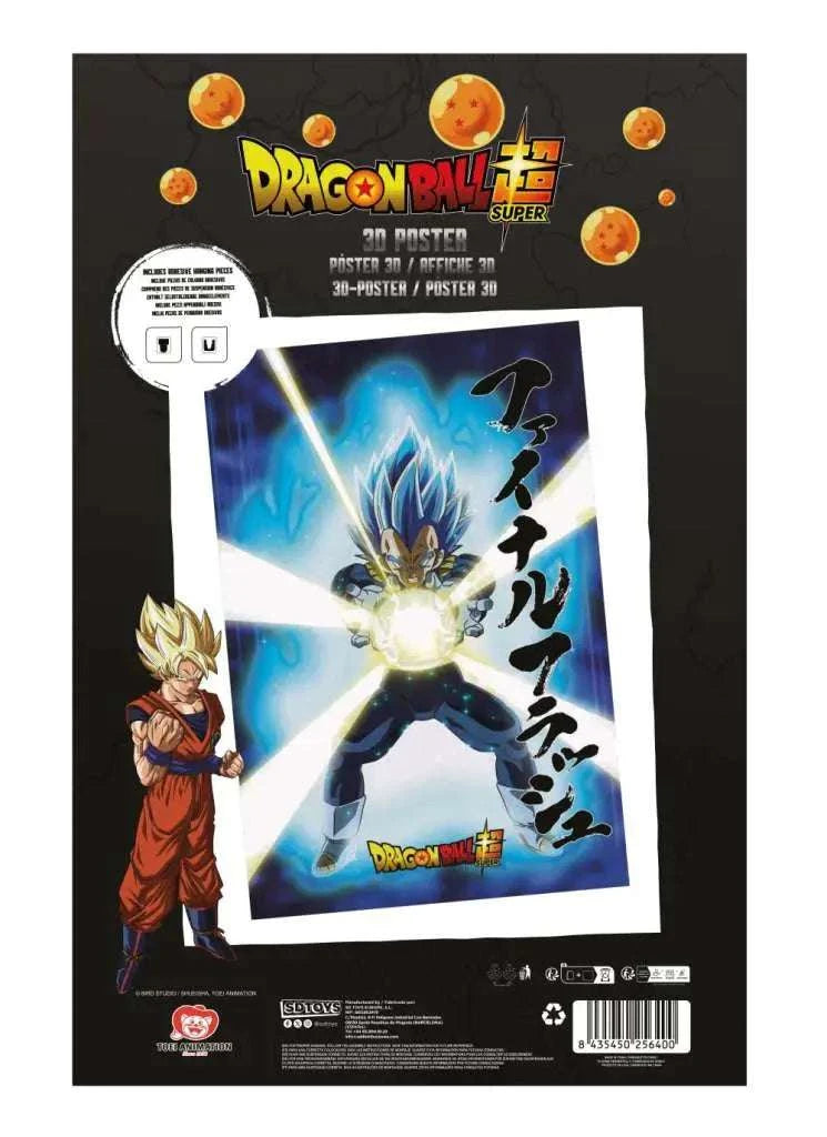 DRAGON BALL SUPER UNIVERSE SURVIVAL VEGETA 38X58CM 3D POSTER - bild 2