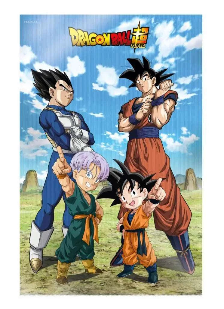 DRAGON BALL SUPER BATTLE OF GODS GOKU VEGETA FAMILY 38X58CM 3D POSTER - bild 1