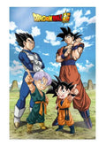 DRAGON BALL SUPER BATTLE OF GODS GOKU VEGETA FAMILY 38X58CM 3D POSTER - bild 1