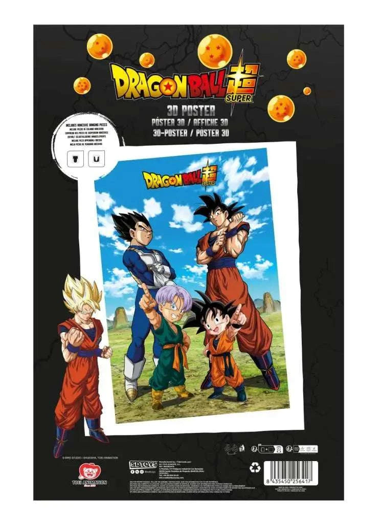 DRAGON BALL SUPER BATTLE OF GODS GOKU VEGETA FAMILY 38X58CM 3D POSTER - bild 2