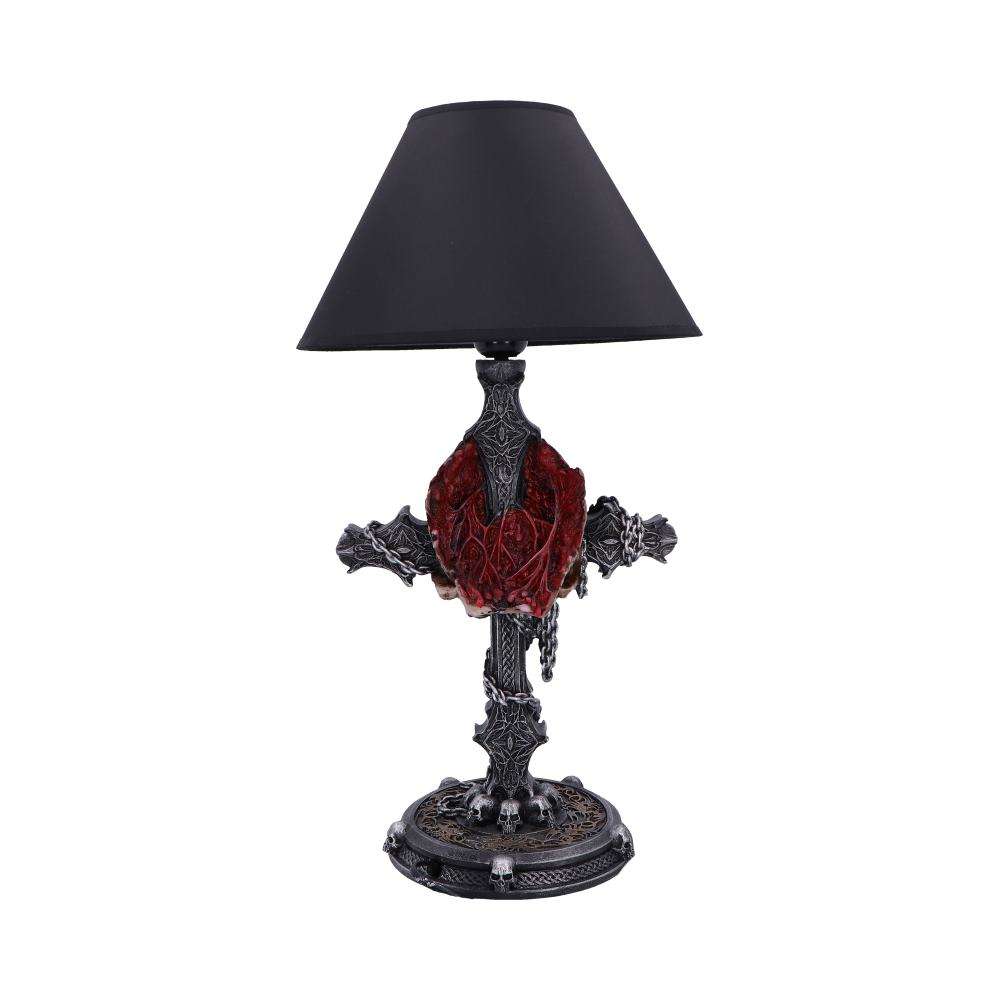 Cranium Crucis Bordslampa – Gothisk Design nemesis now