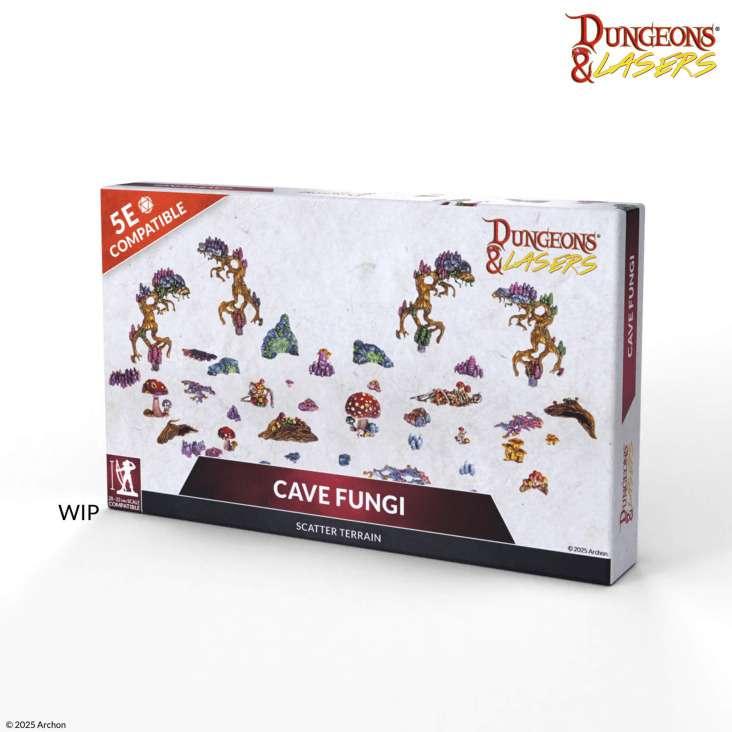 Dungeons & Laser Cave Fungi Scatter Terrain - Robotto