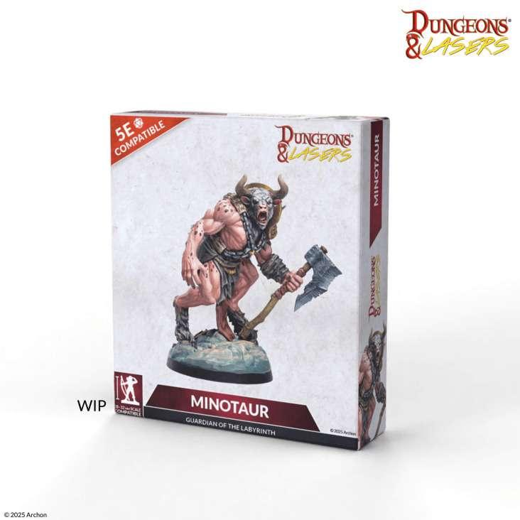 Dungeons & Laser Minotaur - Spännande Brädspel för Äventyrälskare - Robotto