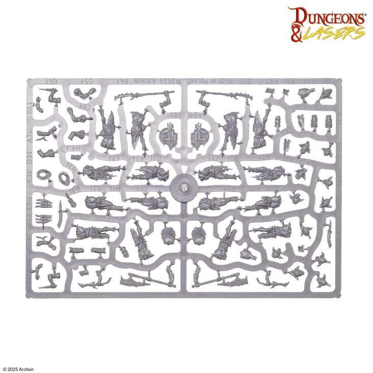 Dungeons & Laser Goblin Warband - Fantastisk Miniatyrset - Robotto