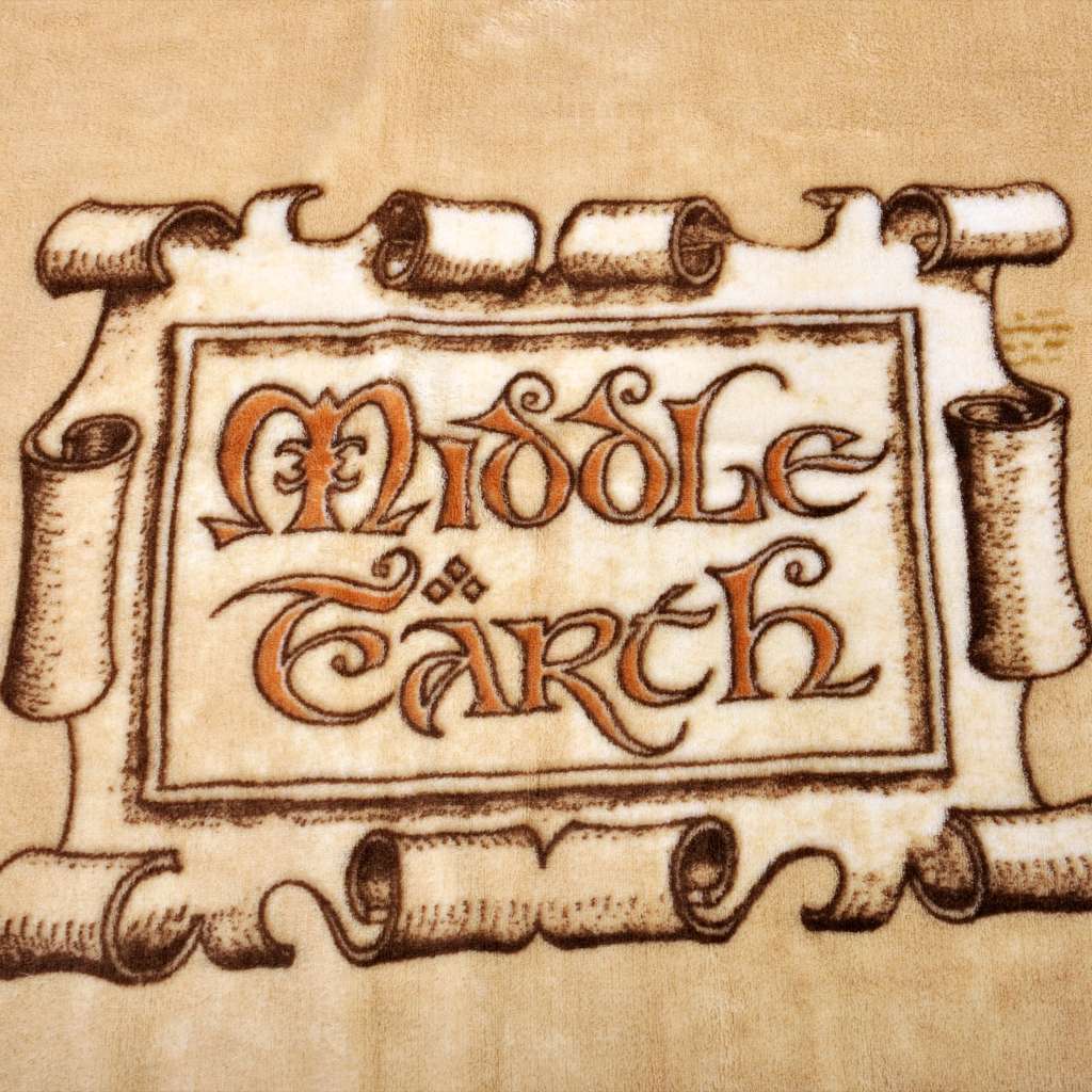 Den perfekta Cozy Filten med Mittelerde Karta från Sagan om Ringen nerdy by nature