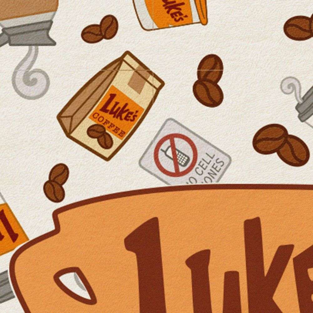 Gilmore Girls Luke's Cozy Blanket – En Must-Have för Fans nerdy by nature