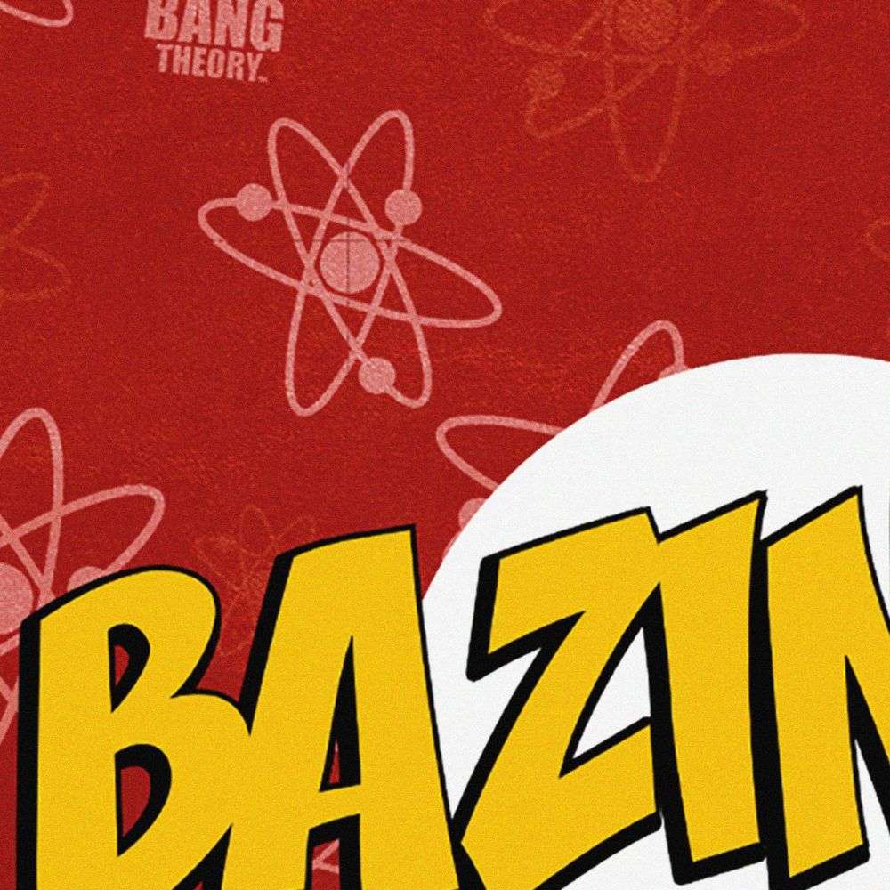 Big Bang Theory Bazinga Cozy Blanket nerdy by nature
