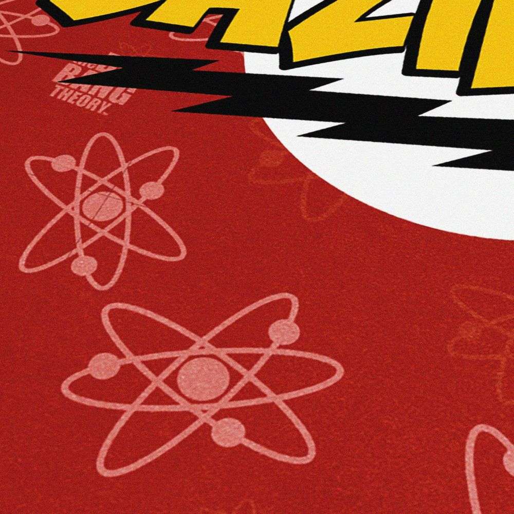 Big Bang Theory Bazinga Cozy Blanket nerdy by nature