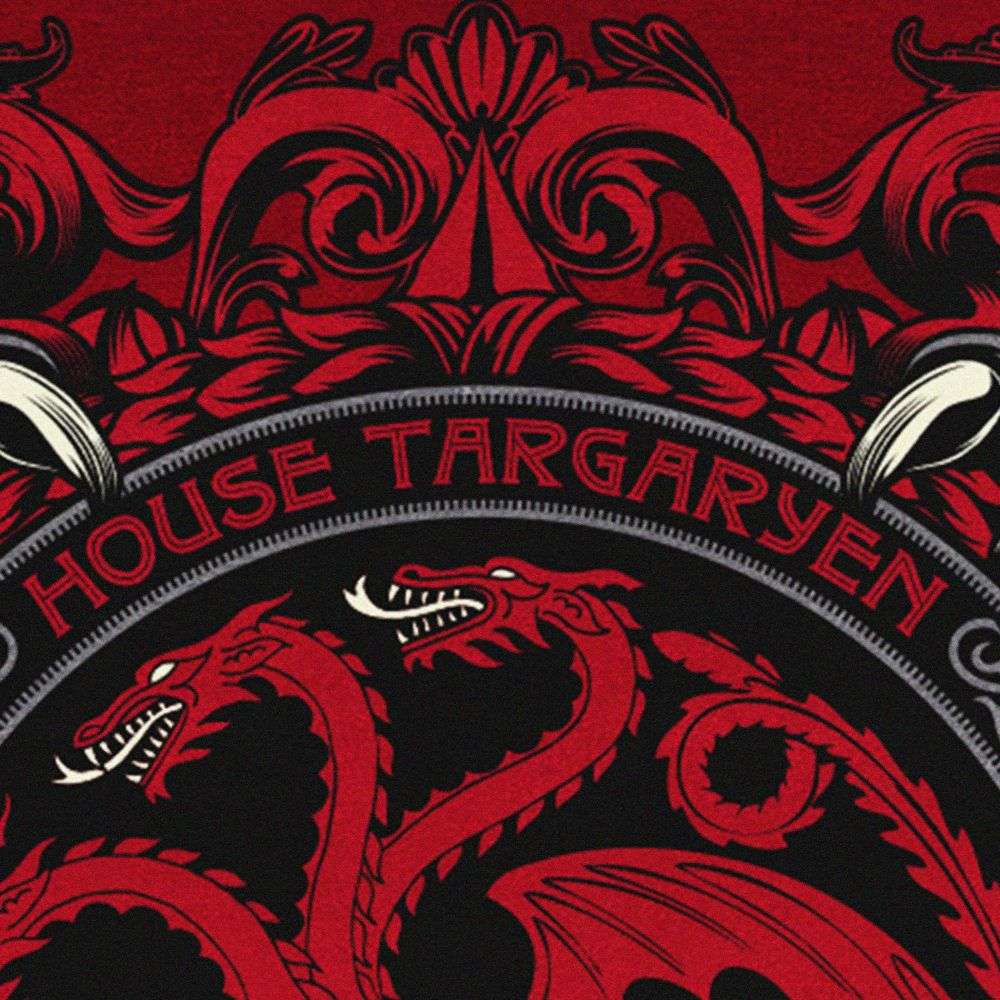 Game of Thrones House Targaryen Mysig Filt nerdy by nature