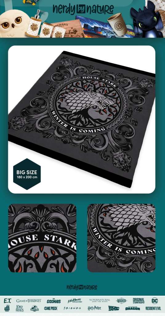 Game of Thrones House Stark Mysfilt nerdy by nature