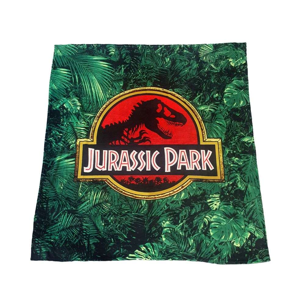 Jurassic Park Jungle Cozy Blanket nerdy by nature