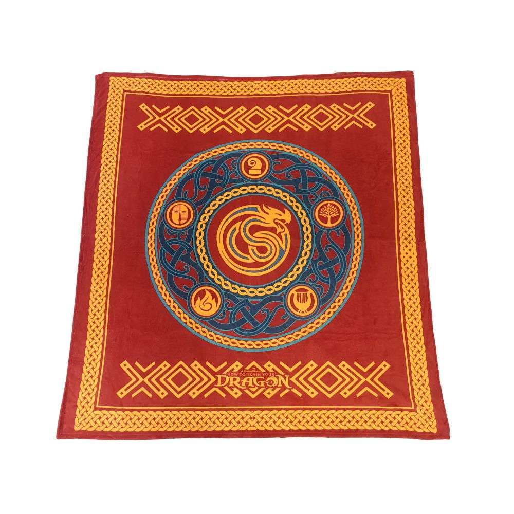 Draktränaren Ornament Cozy Blanket - Mjuk och Värmande Filt nerdy by nature