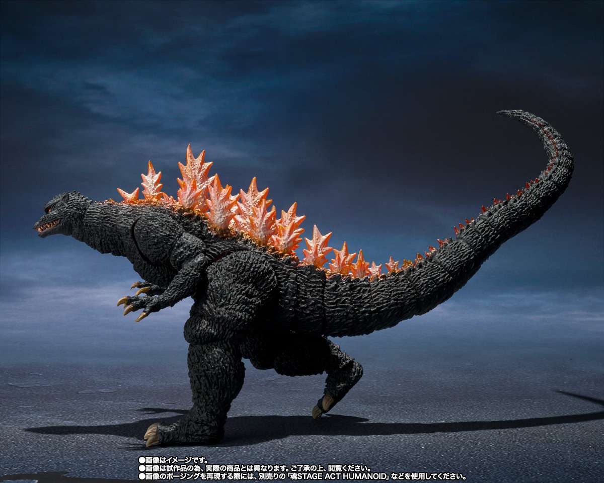 Godzilla 2004 Heat Ray Ver vs New Gotengo S.H.MonsterArts bandai