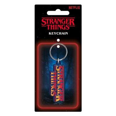 Stranger Things S5 Retro Logo Nyckelring pyramid international