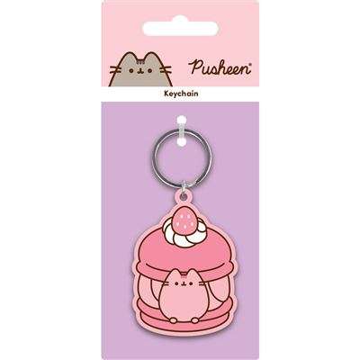 Pusheen Strawberry PVC Nyckelring pyramid international