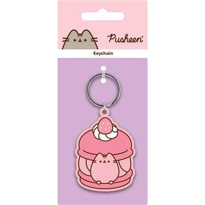 Pusheen Strawberry PVC Nyckelring - Robotto