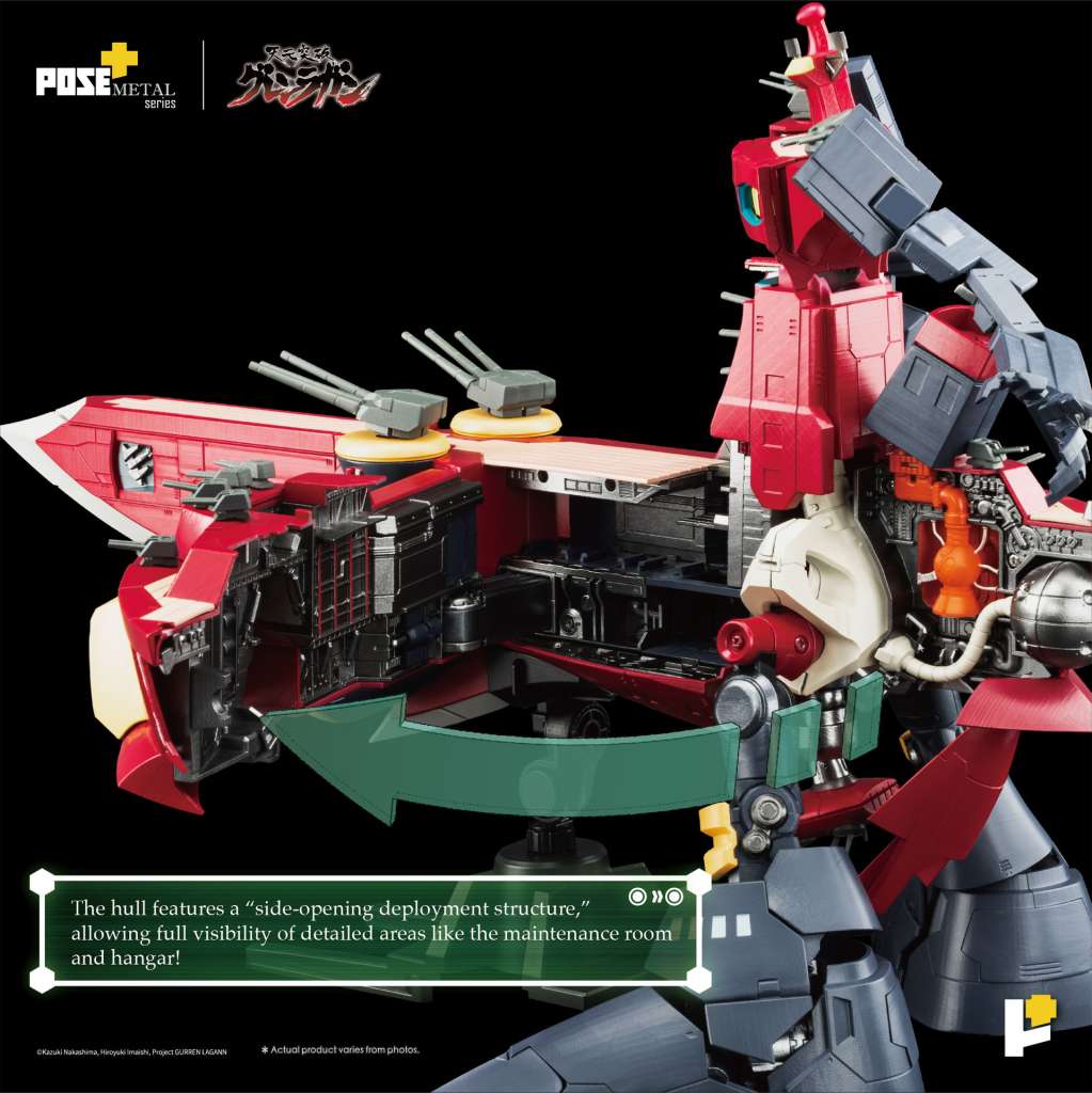 Gurren Lagann Dai-Gurren Pose+ Metal Actionfigur toynami