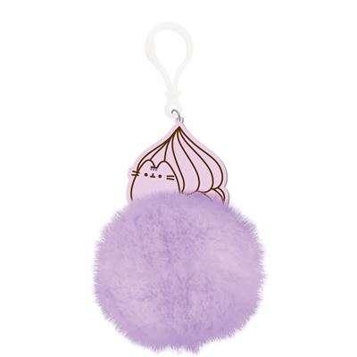 Pusheen Lavendel Pom Pom Nyckelring - Robotto