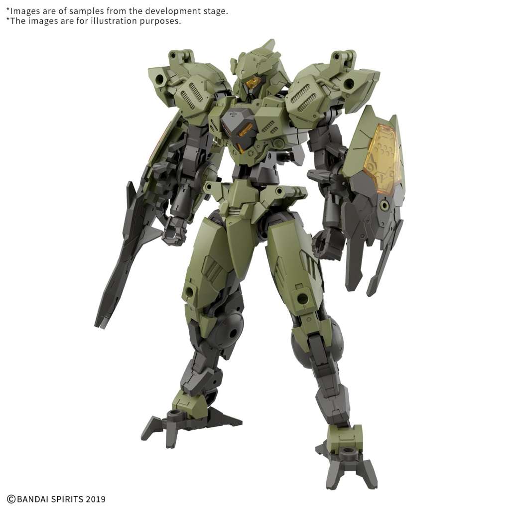 30mm bexm-40 novalv grön 1/144 bandai model kit gunpla