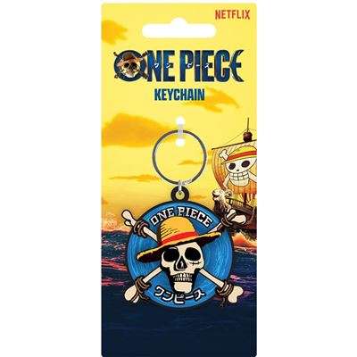 One Piece Straw Hat Crew Spinner Nyckelring pyramid international