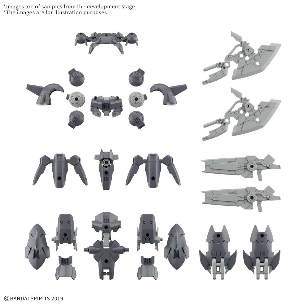 30mm tillval delar set 23 fullarmad enhet 2 1/144 bandai model kit gunpla