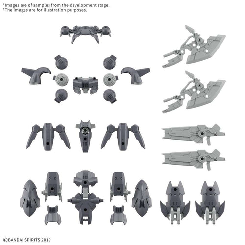 30mm tillval delar set 23 fullarmad enhet 2 1/144 bandai model kit gunpla