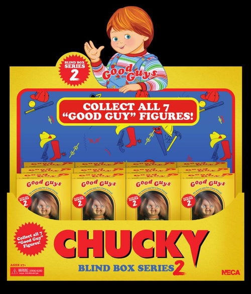 Chucky Good Guy serie 2 blind box 7" figur display (12) neca