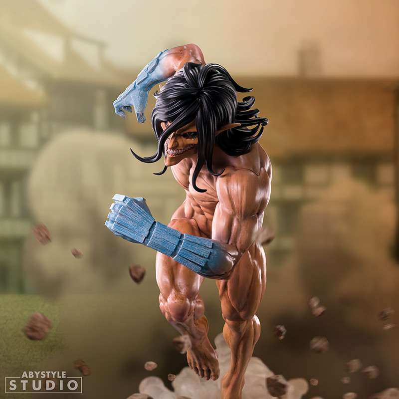 Attack on Titan Eren Titanform 1/10 Super Figur Samling Figur abystyle studio