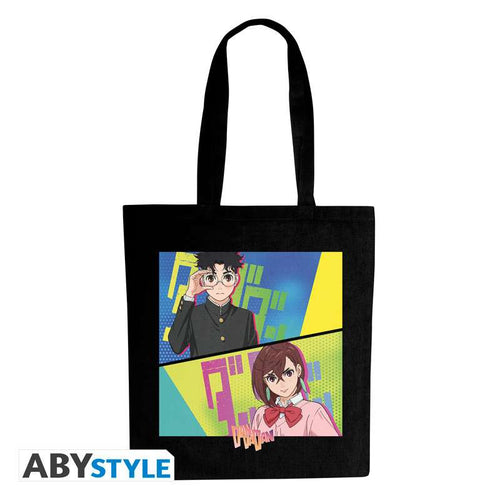 Dan da dan momo & okarun tote-väska abystyle studio