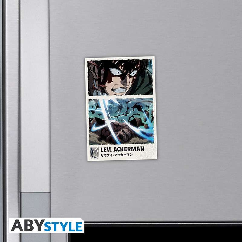 Attack on Titan Levi Ackerman Magnet Robotto