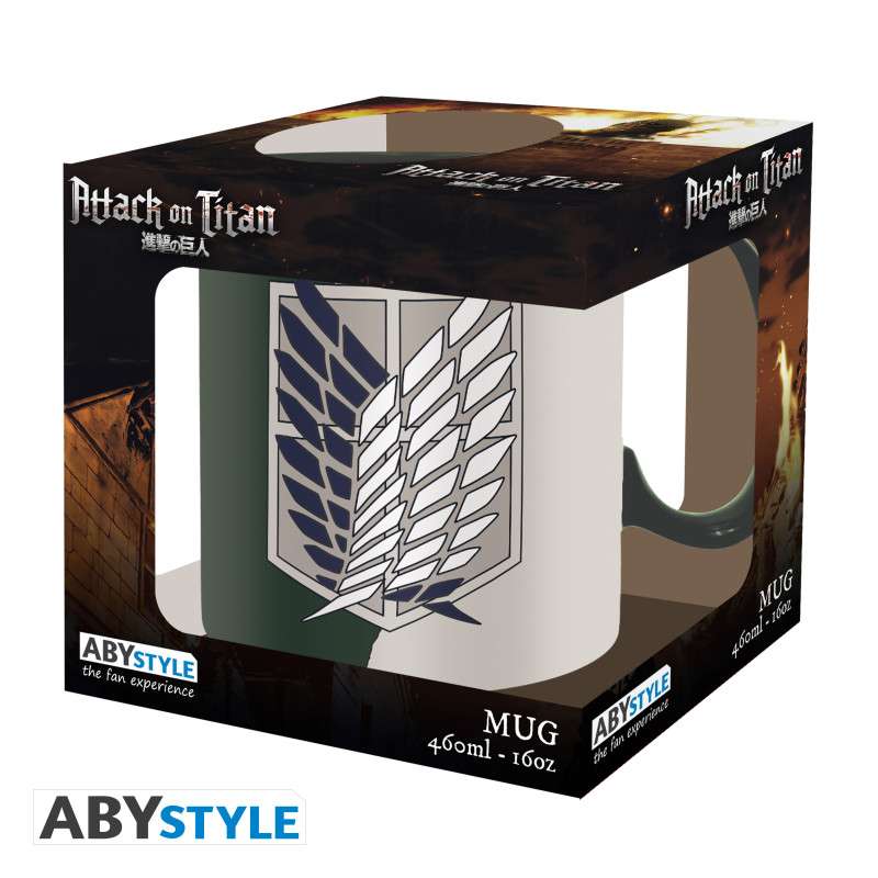 Attack on Titan emblem säsong 4 mugg abystyle studio