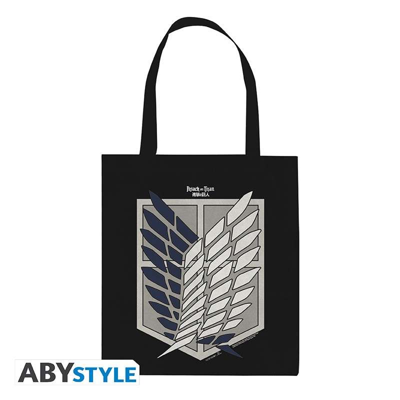 Attack on Titan scout emblem shoppingväska abystyle studio