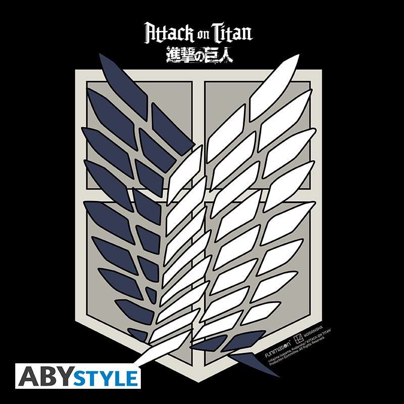 Attack on Titan scout emblem shoppingväska abystyle studio
