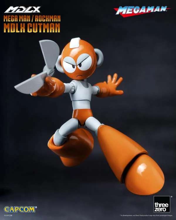 Mega Man MDLX Cut Man Action Figur threea toys/threezero