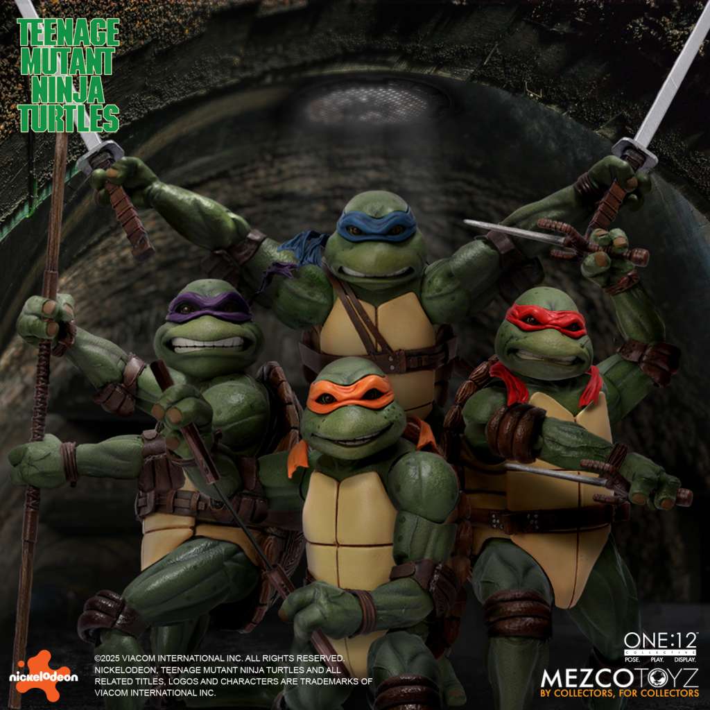 One:12 Collective Teenage Mutant Ninja Turtles 1990 film mezco toys