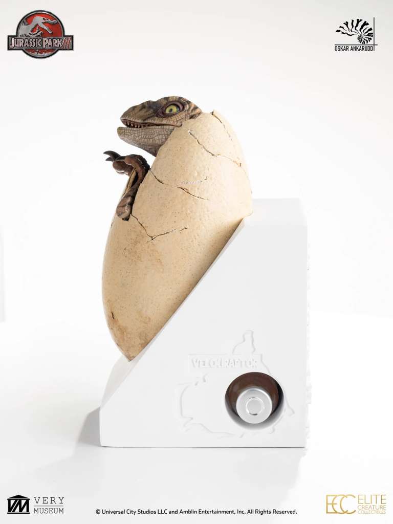 Jurassic Park 3 vit drottning äggkläckning elite creature collectibles