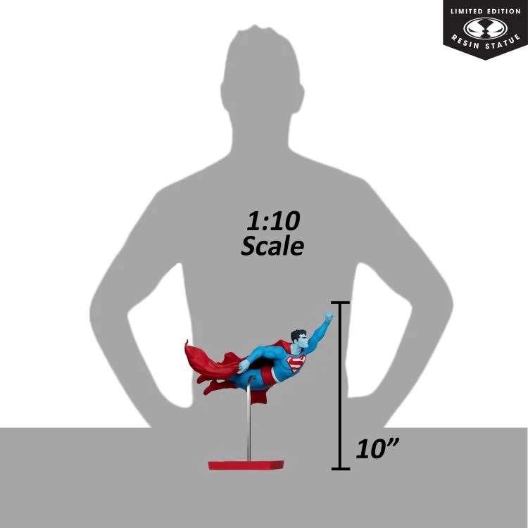 Dc direct superman röd & blå superman av lee bermejo resin Figur mcfarlane toys 2025