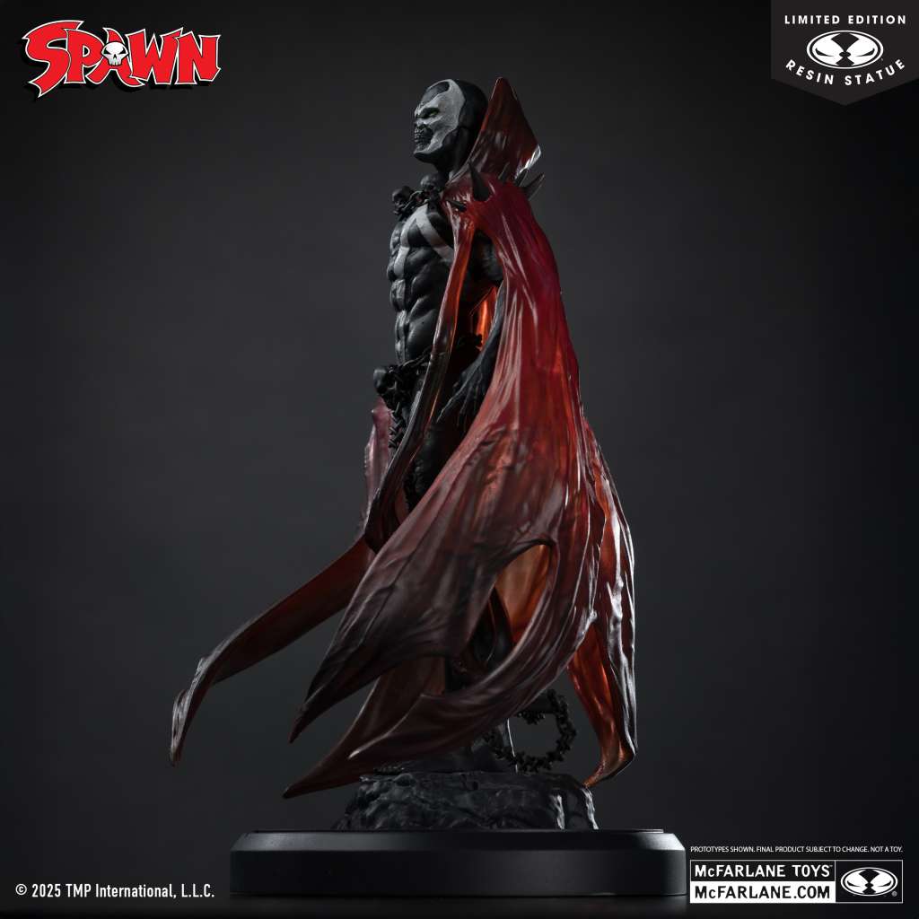 Spawn svart vit & röd figur av Pupeteer Lee i resin mcfarlane toys 2025