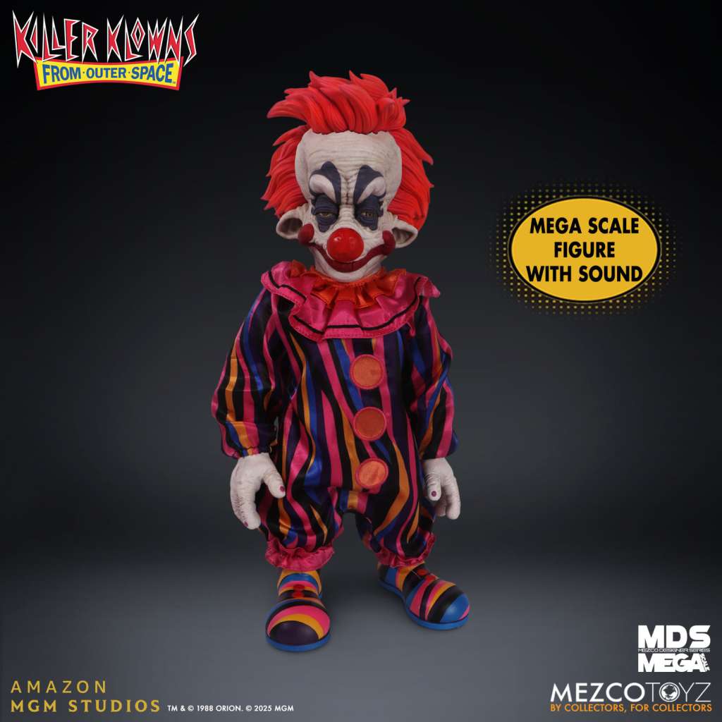 Killer Klowns from Outer Space Rudy MDS Mega Scale AF mezco toys