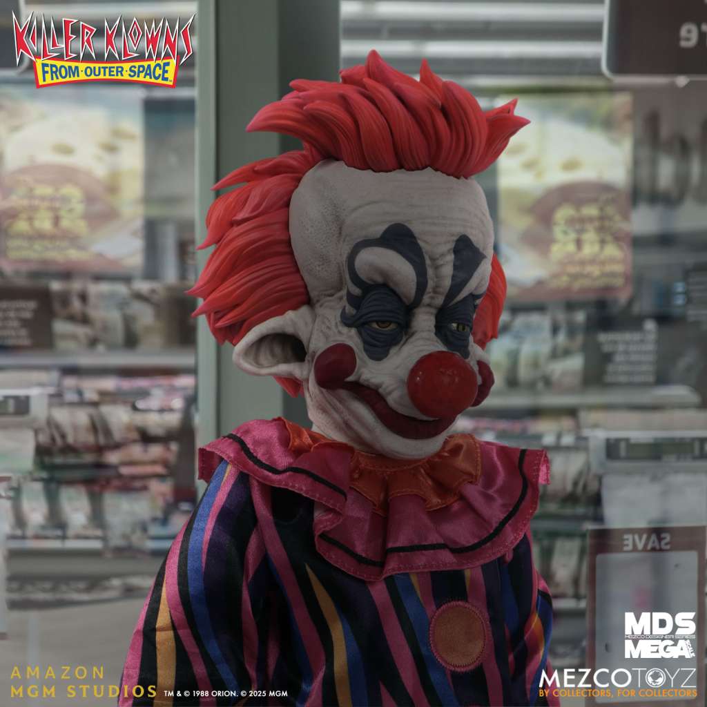 Killer Klowns from Outer Space Rudy MDS Mega Scale AF mezco toys