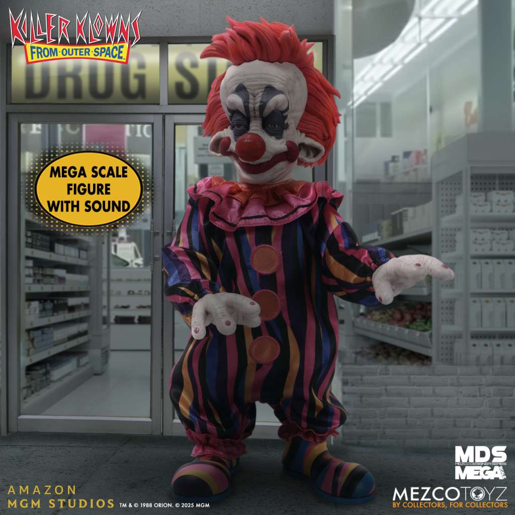 Killer Klowns from Outer Space Rudy MDS Mega Scale AF mezco toys