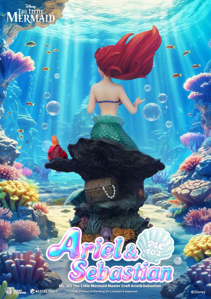Den lilla sjöjungfrun Ariel & Sebastian Master Craft Figur beast kingdom