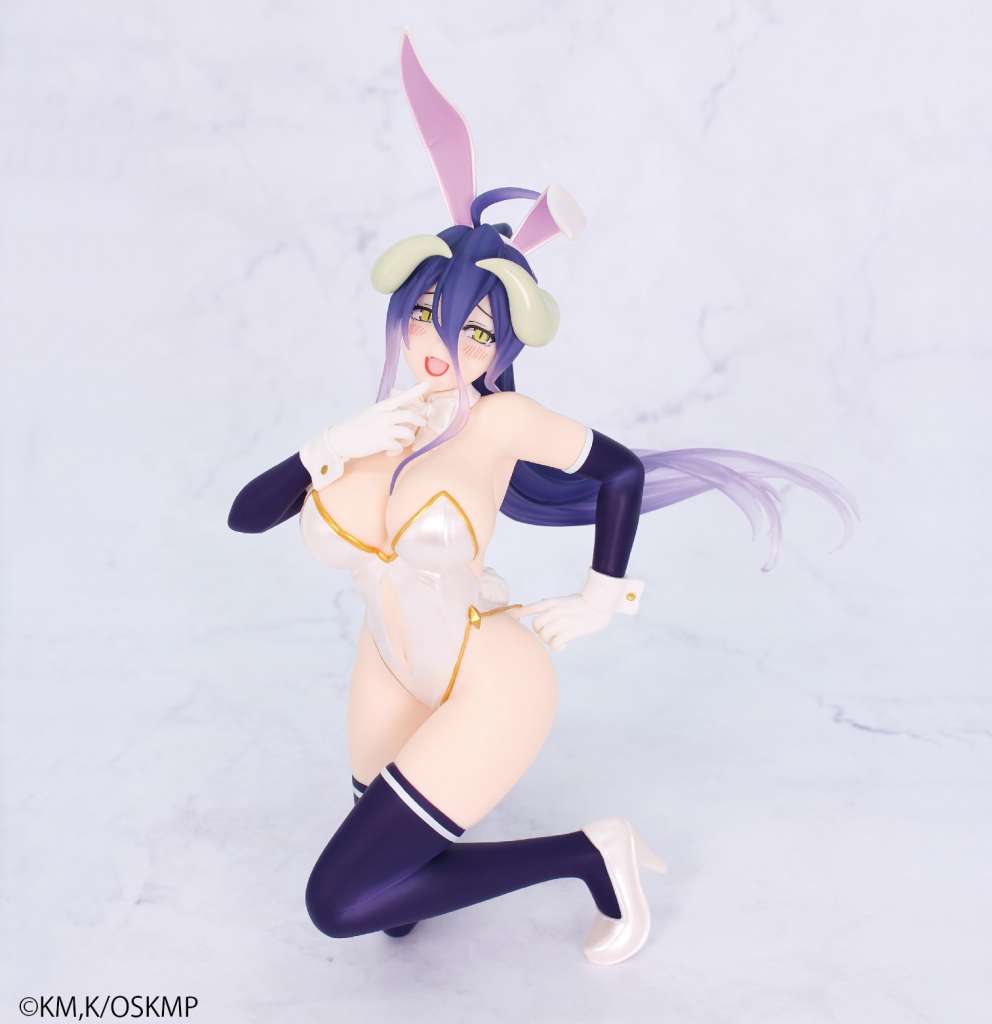 Overlord Albedo Bunny White en-sjunde karat figur system service