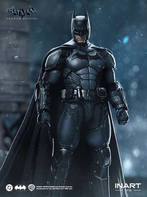 Batman: Arkham Origins Batman 1/12 Action Figur inart