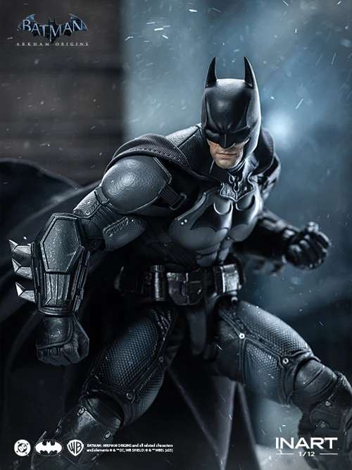 Batman: Arkham Origins Batman 1/12 Action Figur inart