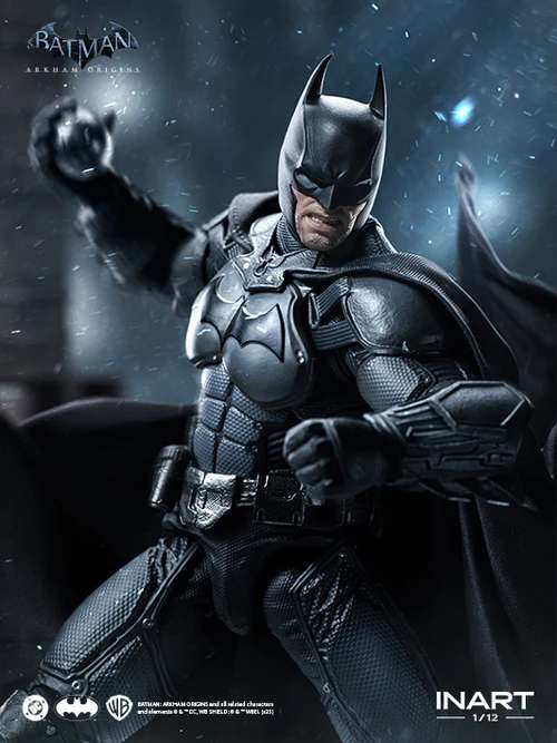 Batman: Arkham Origins Batman 1/12 Action Figur inart